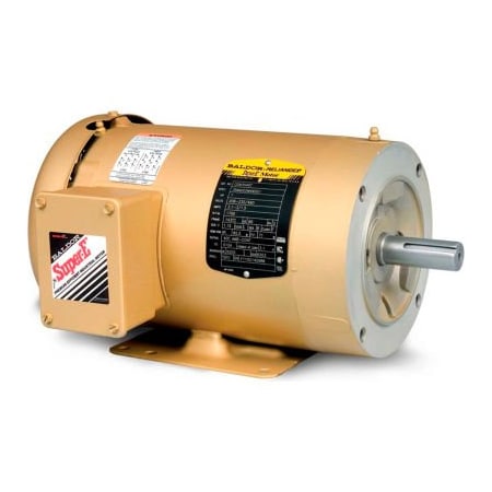 Baldor-Reliance Baldor-Reliance 3-Phase Motor, CEM3711T-5, 10 HP, 3490 RPM, 215TC Frame, C-Face Mount, TEFC, 575 Volts CEM3711T-5